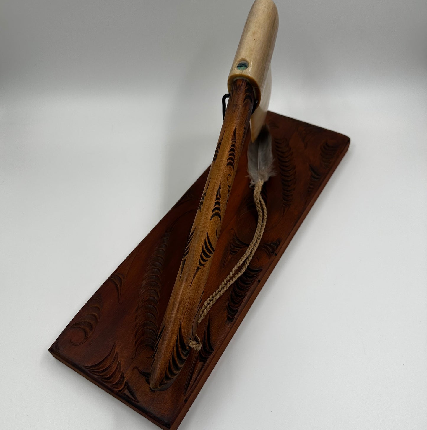 Whalebone Axe and Stand