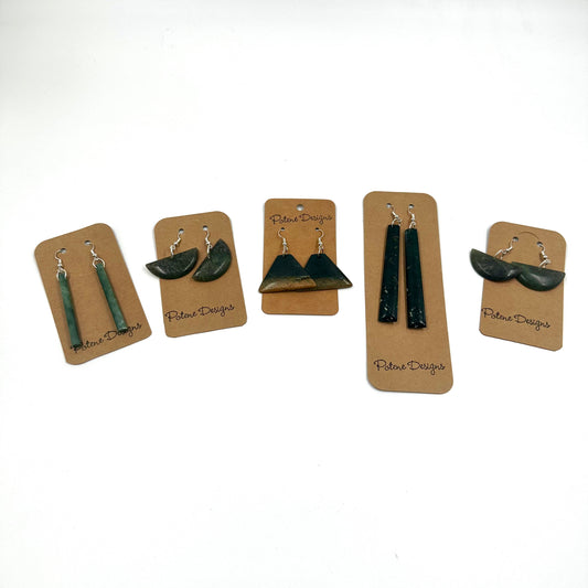 Pounamu Earrings