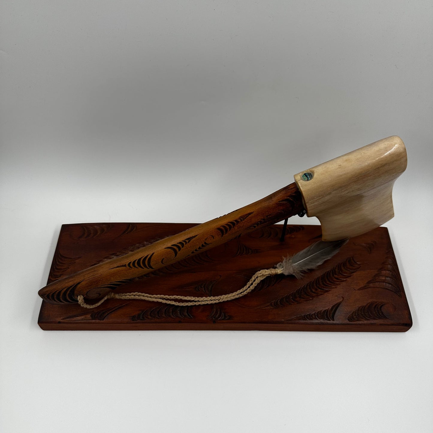 Whalebone Axe and Stand