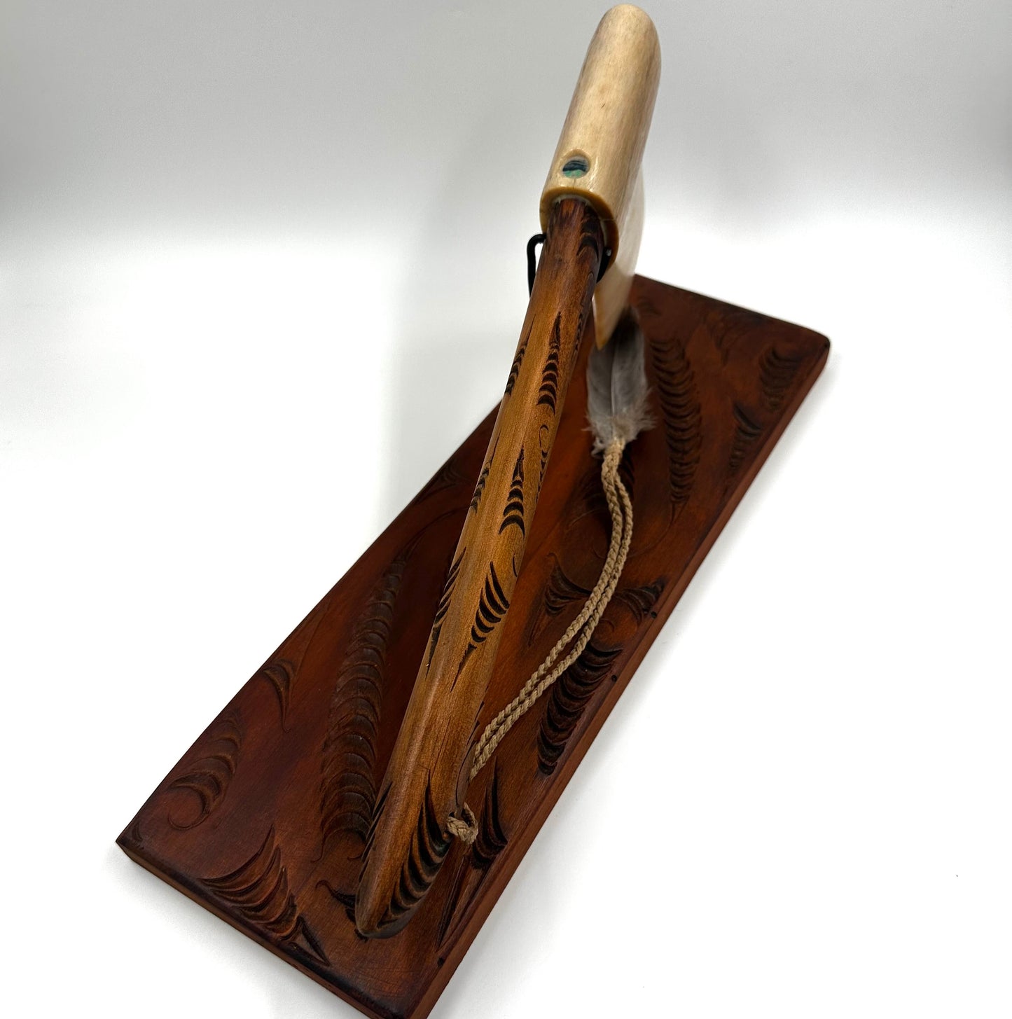 Whalebone Axe and Stand