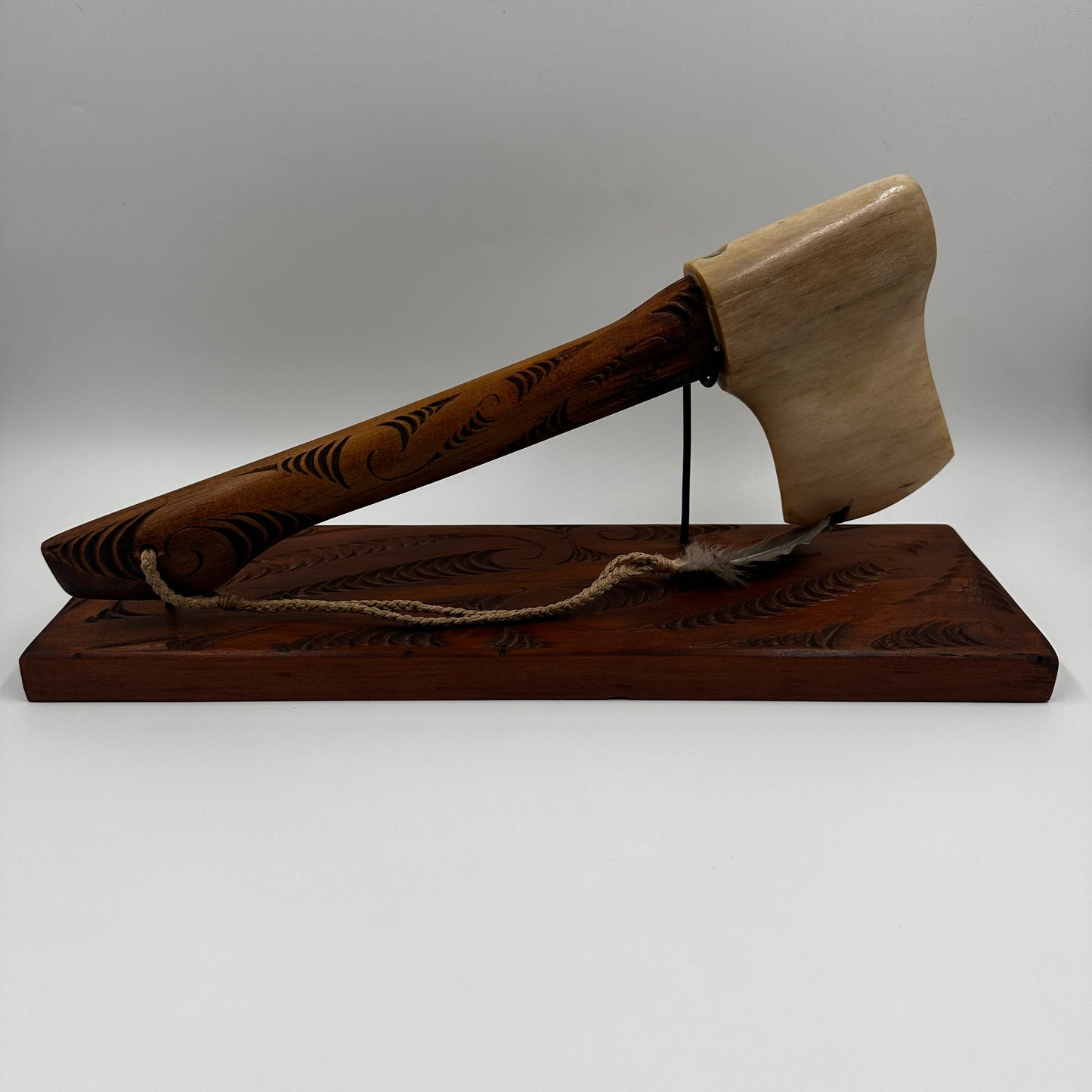 Whalebone Axe and Stand
