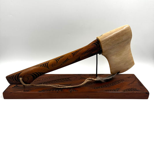 Whalebone Axe and Stand