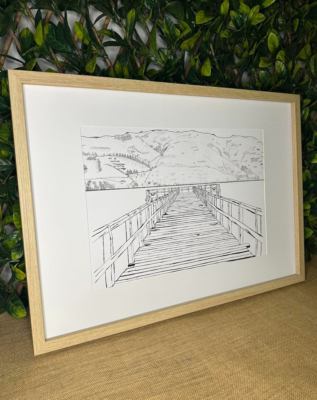 Koukourarata Wharf Print