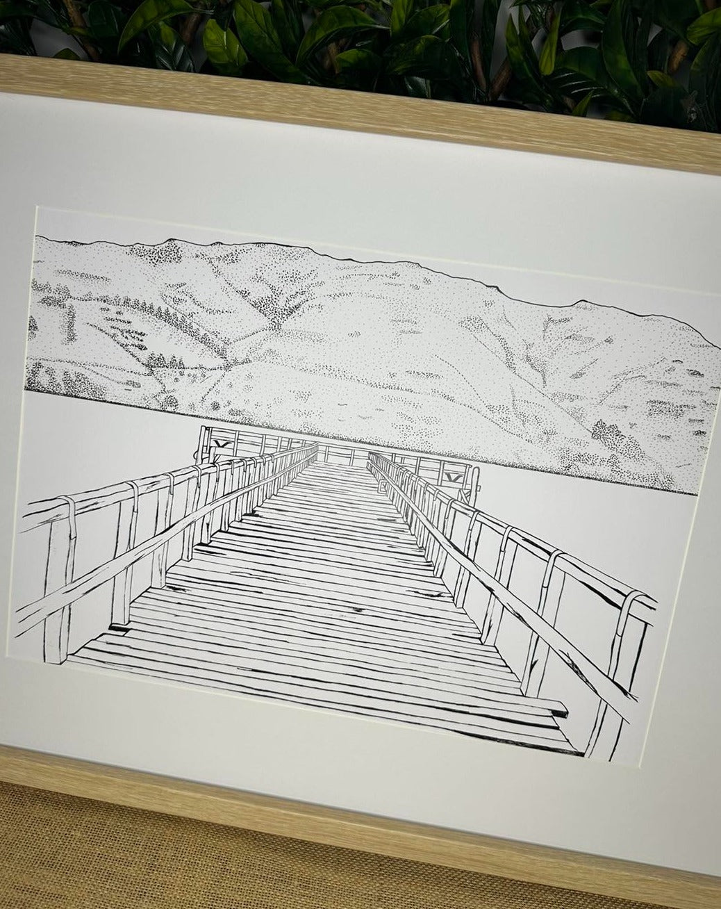 Koukourarata Wharf Print